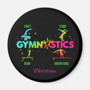 Aimant Gymnastique artistique féminine Barres Poutre Saut