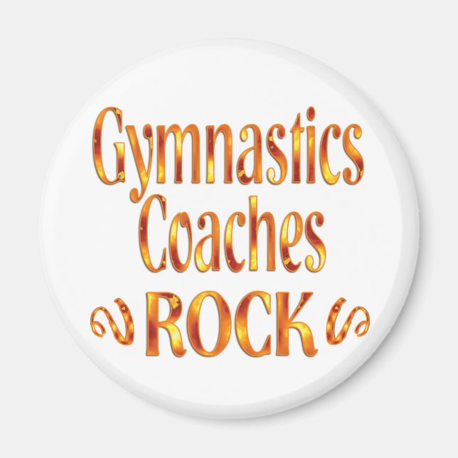 Aimant Gymnastique Coaches Rock (Devant)
