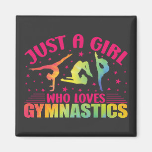Aimant Gymnastique Gymnastique Juste une fille qui aime l