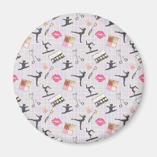 Aimant Gymnastique pour filles - Maquillage pour filles