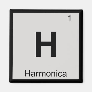 Aimant H - Musique d'Harmonica Chimie Tableau Périodique