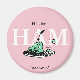 Aimant "H pour JAMBON"   Conception de l'alphabet