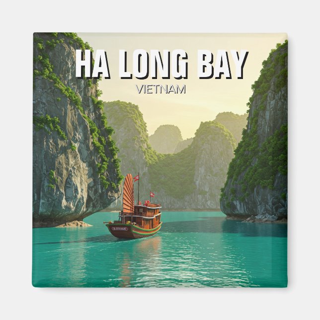 Aimant Ha Long Bay Vietnam Travel (Devant)