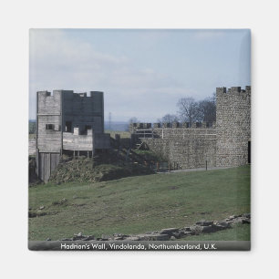 Aimant Hadrian's Wall, Vindolanda, Northumberland, Royaum