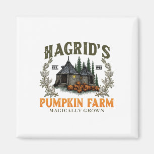 Aimant Hagrids Ferme Citrouille Cultivé Halloween sorcièr