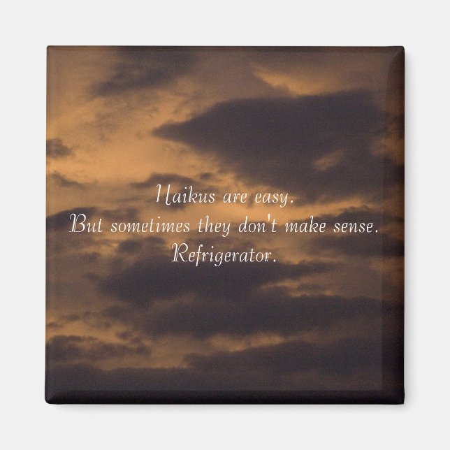 Aimant Haiku (Devant)