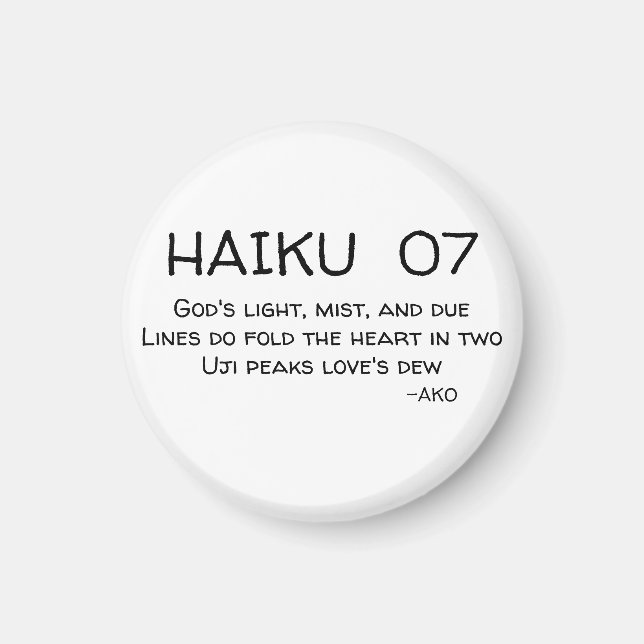 AIMANT HAIKU 07 (Devant)