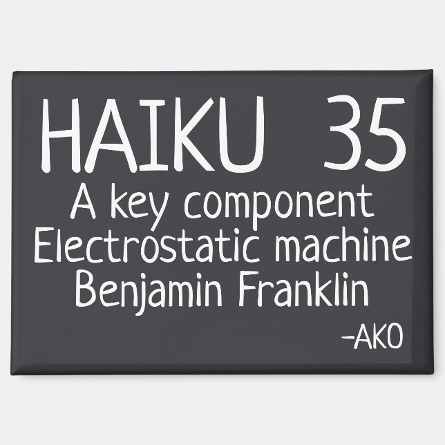 AIMANT HAIKU 35 (Recto)