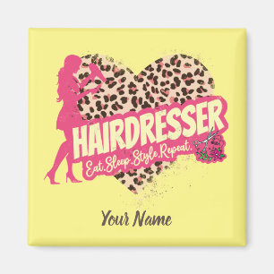 Aimant Hairtraver leopard Hair Hustler Hairstylist
