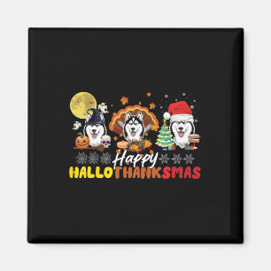 Aimant Hallothanksmas Happy Hallothanksmas Happy Amoureux