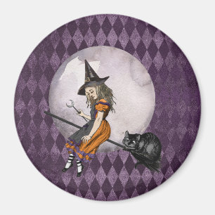Aimant Halloween Alice au pays des merveilles Cheshire Ca