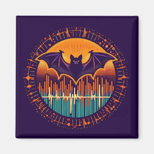 Aimant Halloween Bat Echoes-Ultrasound
