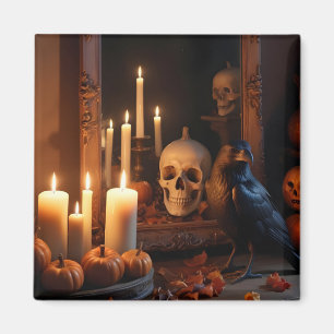 Aimant Halloween Citrouille Crow mignonne Éffrayante Fest