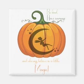 Aimant Halloween Citrouille Fairy design