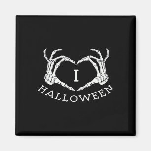 Aimant Halloween! Classique - Skeleton Hands Heart
