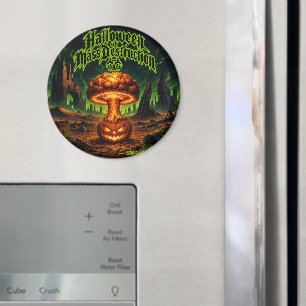 Aimant Halloween de destruction massive Citrouille radioa
