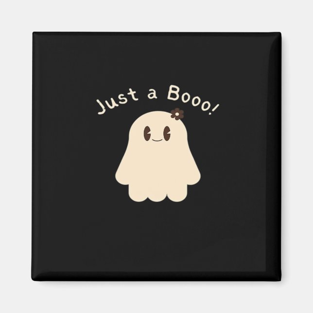 Aimant Halloween Juste un Boo - Joli Boo - Des friandises (Devant)