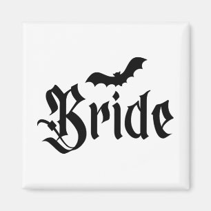 Aimant Halloween Mariage Éffrayant mariée mariée Couple M