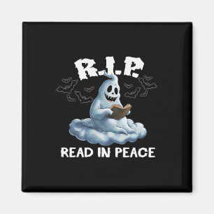 Aimant Halloween Octobre Lire Histoires Éffrayantes effra