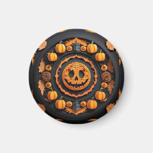 Aimant Halloween Papercuat Mandala