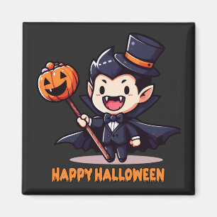 Aimant Halloween - Petit vampire enfantin