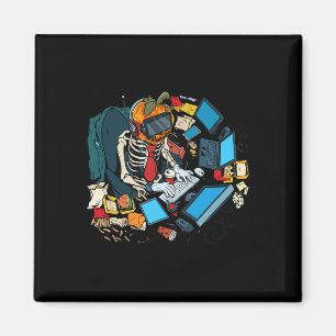 Aimant Halloween Skeleton Jack-o'-lantern Gamer Boys