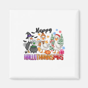 Aimant Halloween Thanksgiving Noël Joyeux Hallomerci