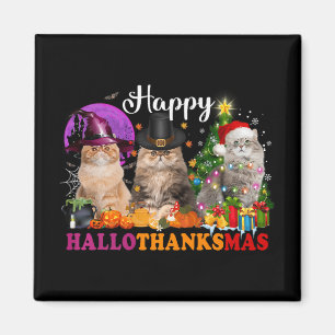 Aimant Halloween Thanksgiving Noël Joyeux Hallomerci