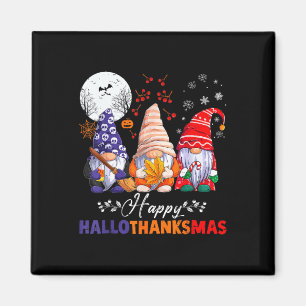 Aimant Halloween Thanksgiving Noël Joyeux Hallomerci