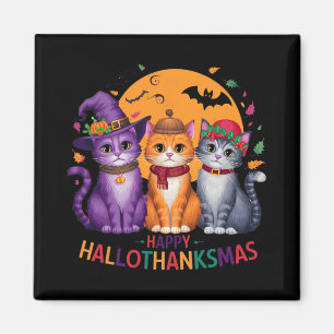 Aimant Halloween Thanksgiving Noël Joyeux Hallomerci