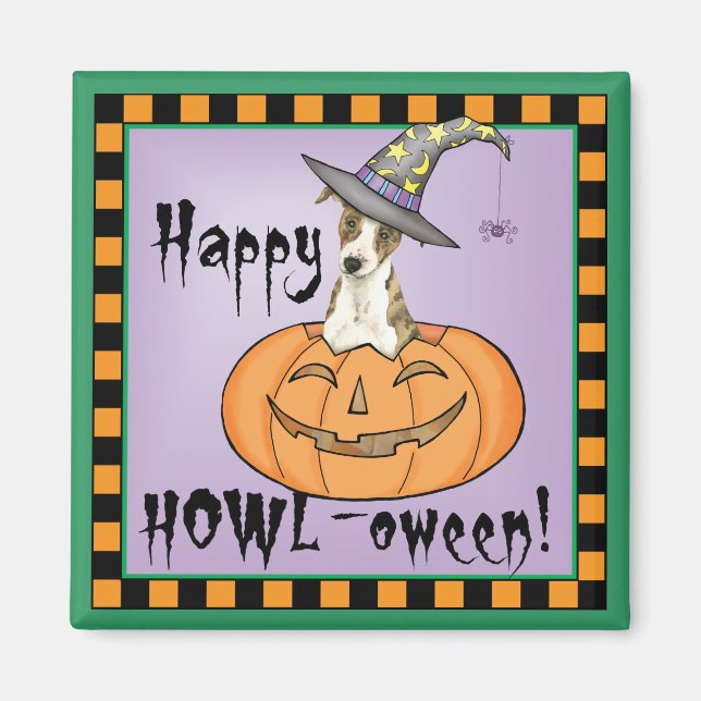 Aimant Halloween Whippet (Devant)