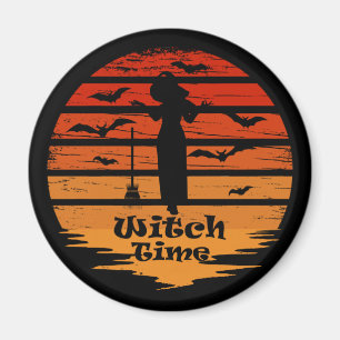 Aimant Halloween witch season time