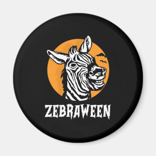 Aimant Halloween Zebra