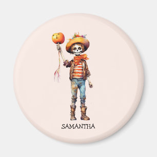 Aimant Halloween Zombie Cute Kid personnalisé (3)