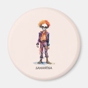Aimant Halloween Zombie Cute Kid personnalisé (6)