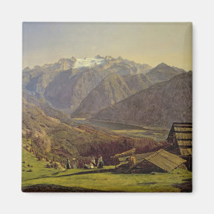 Aimant Hallstatter-See (huile sur toile)