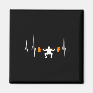 Aimant Haltères Musculation Rythme Cardiaque Bodybuilding