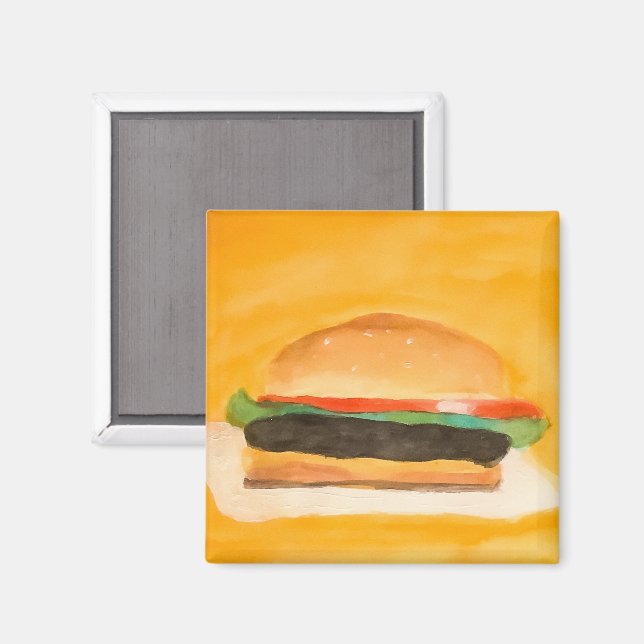 Aimant Hamburger (Recto/Verso)