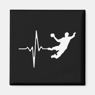 Aimant Handball - Handball Player Heartbeat