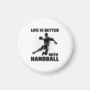 Aimant Handball Player Sport Team Handballer Drôle Dire