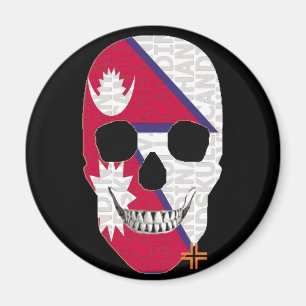 Aimant HANDSKULL Népal magnétique circulaire B2