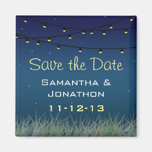 Aimant Hanging Lights Night Under the Stars Enregistrer l