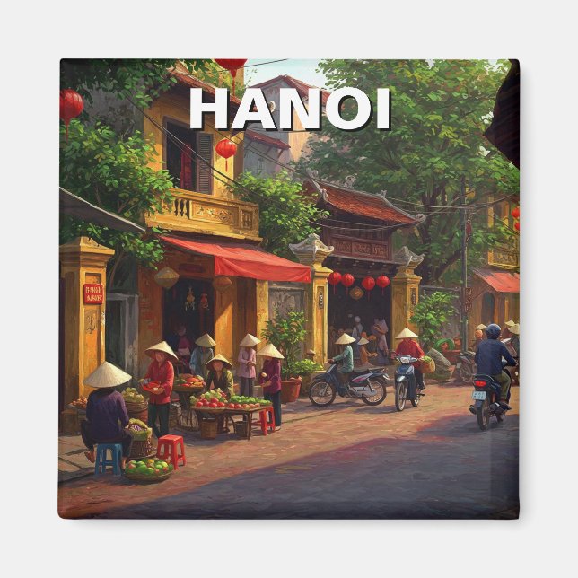 Aimant Hanoï Vietnam Travel (Devant)