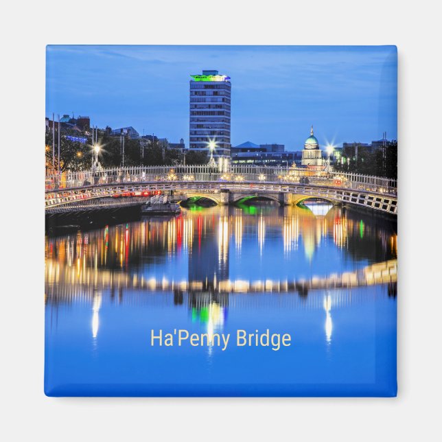 Aimant Ha'Penny Bridge, Dublin, Irlande (Devant)