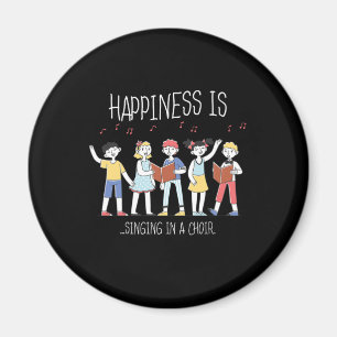 Aimant Happiness Chorale Chanteur Musicien Chanter Cadeau
