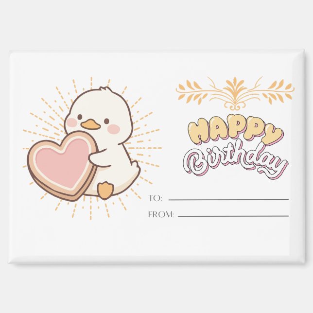 AIMANT HAPPY BIRHDAY (Recto)