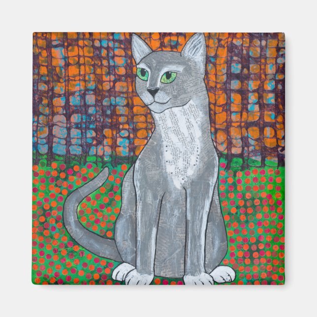 Aimant Happy Cat (Devant)