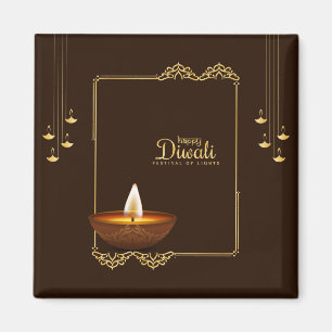 Aimant Happy Diwali - Festival des lumières