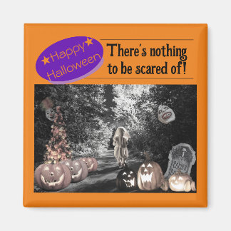 Aimant Happy halloween【怖い物はない！】マグネット