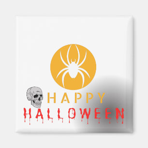 Aimant Happy Halloween mignon Motif de Boo Ghost